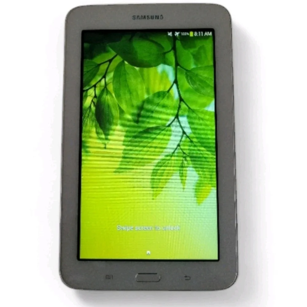 Samsung Galaxy Tab 3/SM-T110/8GB/Wi-Fi Only/7inches/White/Works/Screen Unlocked.